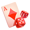 Baccarat und Würfel